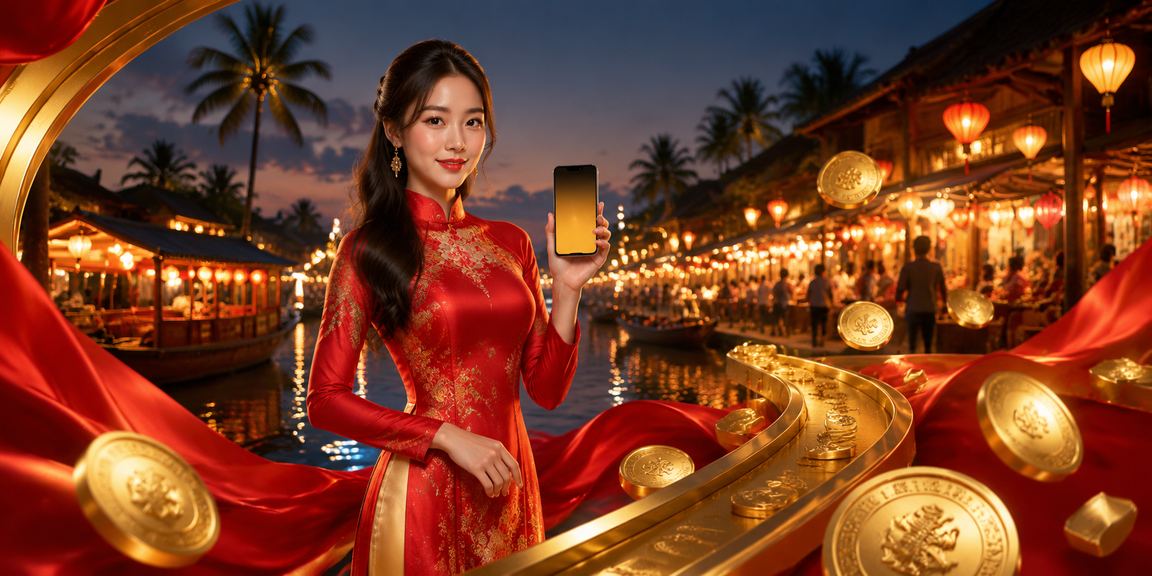 Người chơi trải nghiệm trò chơi trên điện thoại tại Phú Quốc